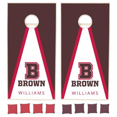 Personalized Brown University Cornhole Set