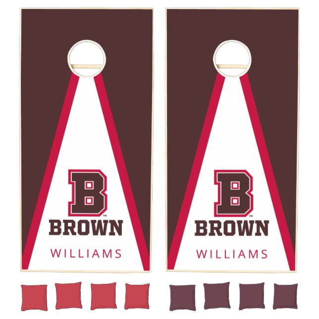 Personalized Brown University Cornhole Set (Set)