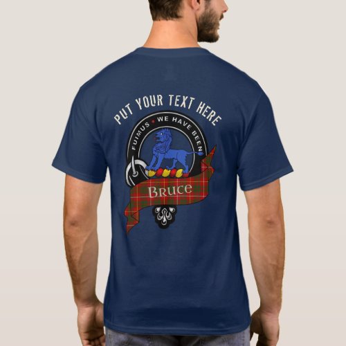 Personalized Bruce Clan Badge Adult T-Shirt