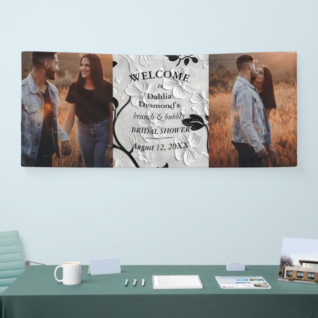 Personalized Brunch & Bubbly Bridal Shower Welcome Banner (Tradeshow)