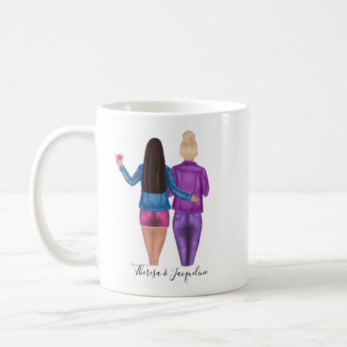 Personalized Brunettes Make The Best Friends Coffee Mug