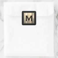 Monogram Envelope Seal Stickers