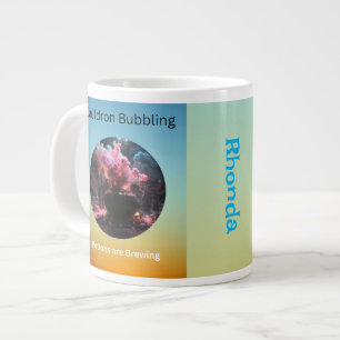 Personalized Bubbling Cauldron Giant Coffee Mug