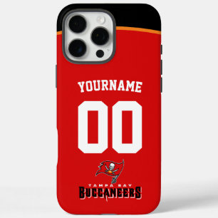Personalized Buccaneers Jersey American Football iPhone 16 Pro Max Case