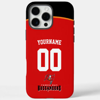 Personalized Buccaneers Jersey American Football iPhone 16 Pro Max Case