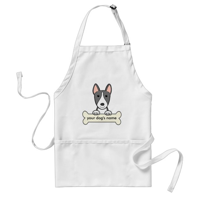 Personalized Bull Terrier Adult Apron (Front)