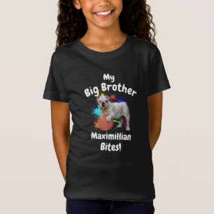 Personalized Bulldog Big Brother Dog Lover T-Shirt