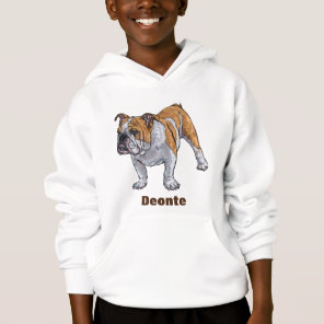 Personalized Bulldog Hoodie