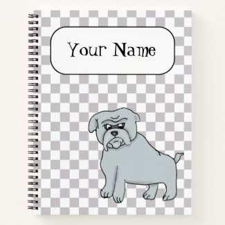 Personalized Bulldog Notebook