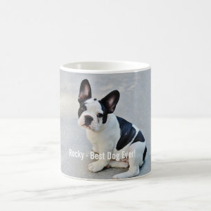 Personalized Bulldog Photo and Bulldog Name Coffee Mug