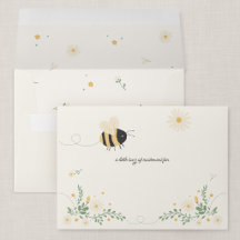 Personalized Bumble Bee Birthday Party Invitation