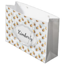 Personalized Bumble Bee Large Gift Bag