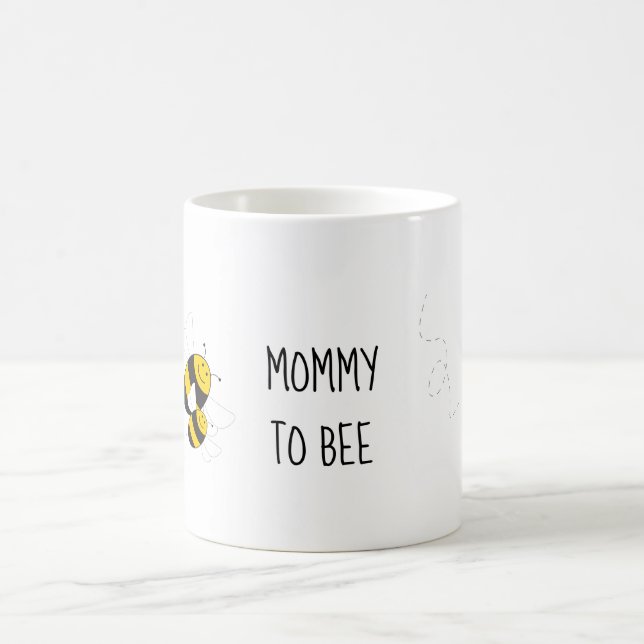Personalized bumblebee  mommy to bee mug (Center)