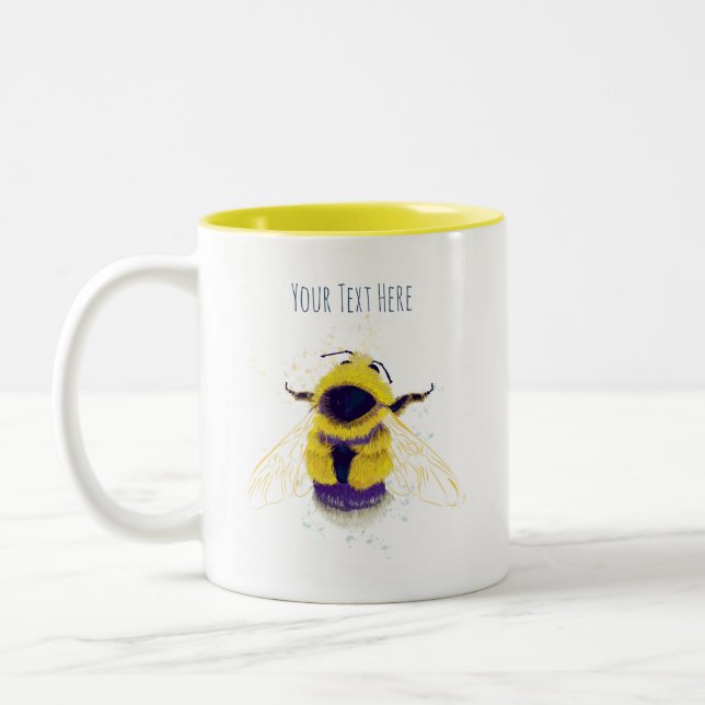 Personalized Bumblebee Mug (Left)