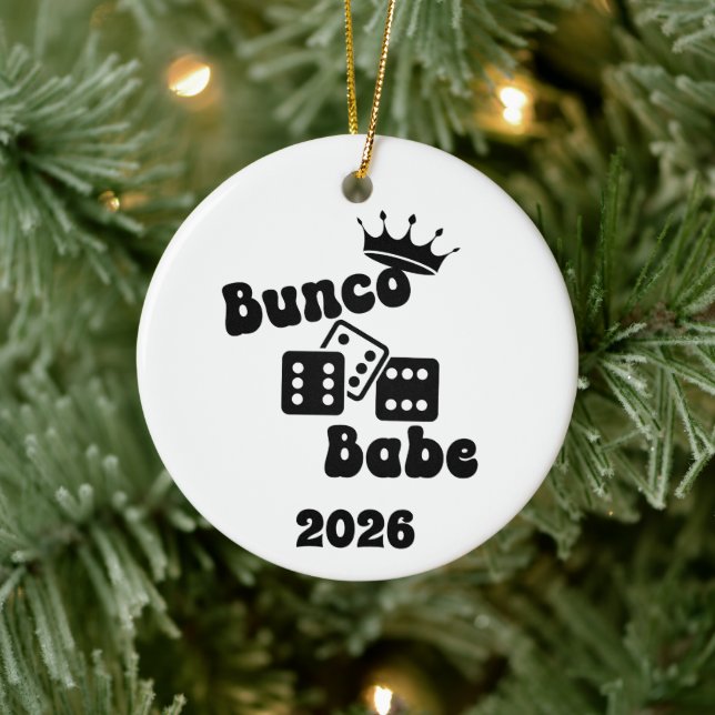 Personalized Bunco Babe Ornament (Tree)