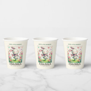 Personalized Bunny Baby Shower Cups