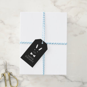 Personalized Bunny for Elegant Easter Gift Tags