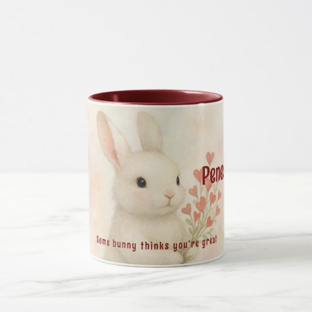 Personalized Bunny Mug  (Center)