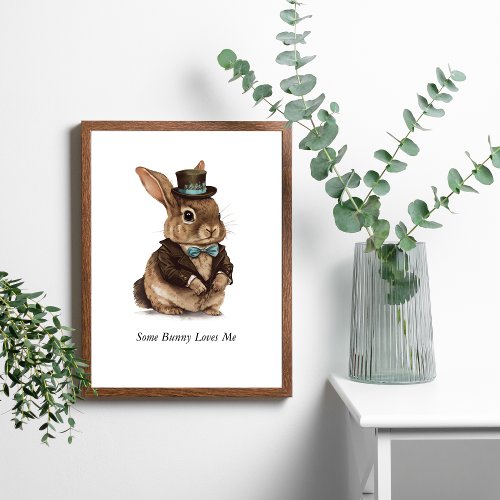 Personalized Bunny Nursery Wall Art Kids Room