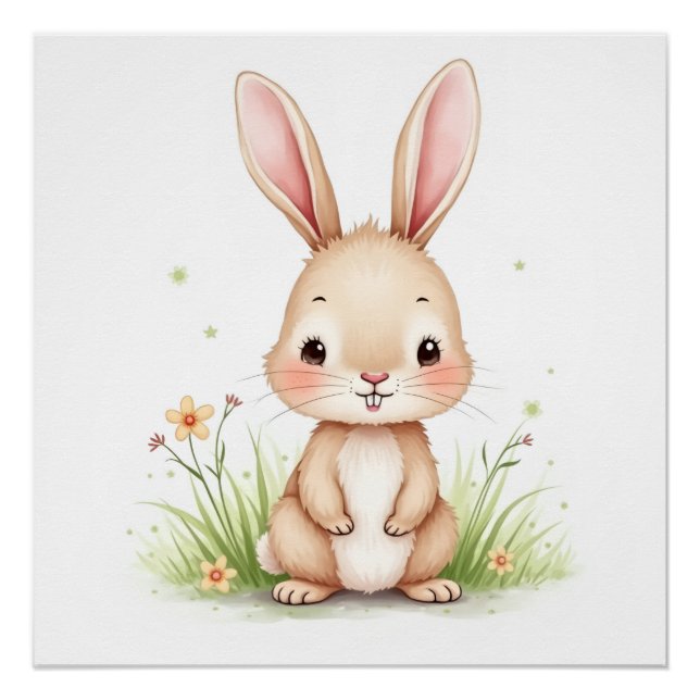 Personalized bunny poster -  (Front)