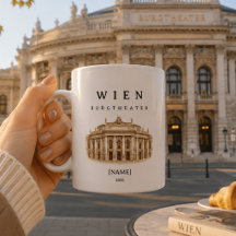 Personalized Burgtheater Mug | Name & Year