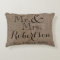 Personalized Burlap-Look Rustic Wedding Keepsake