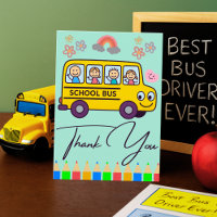 Personalized Bus Driver Card From Student Parent