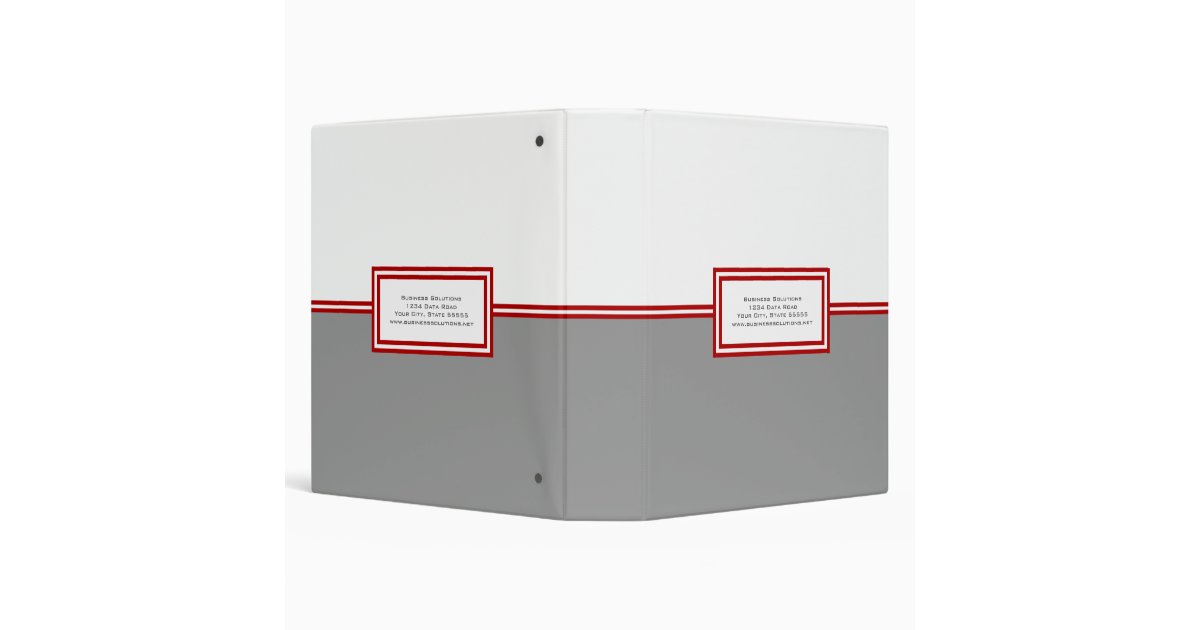 Personalized Business Binder Zazzle