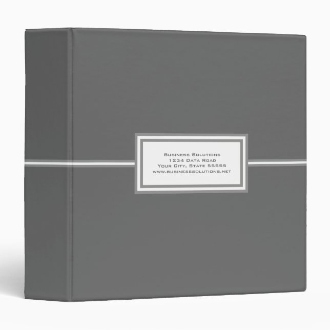 Personalized Business Binder (Front/Spine)