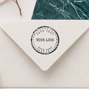 Personalized Business Branding Seal Custom Logo  Rubber Stamp