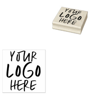 Personalized Business Branding Your Logo Rubber Stamp