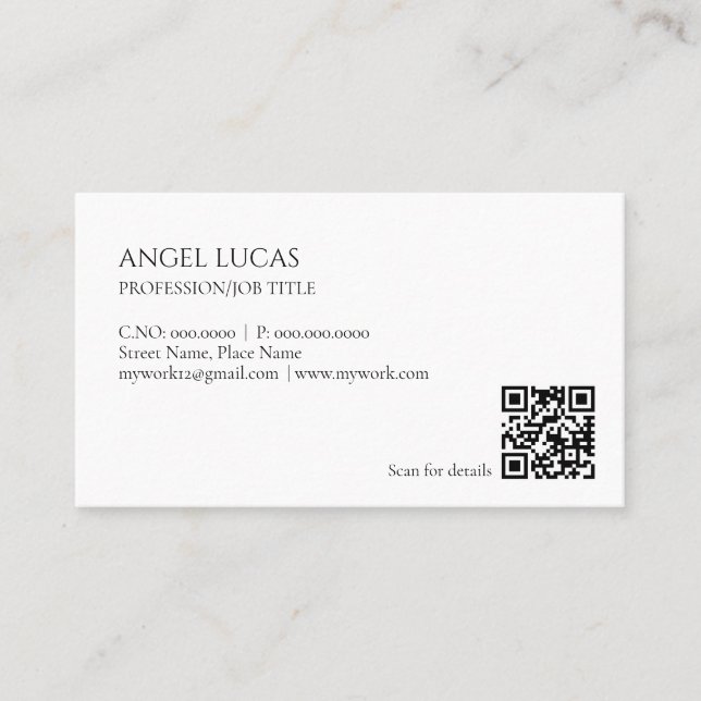 Personalized Business Card (Front)