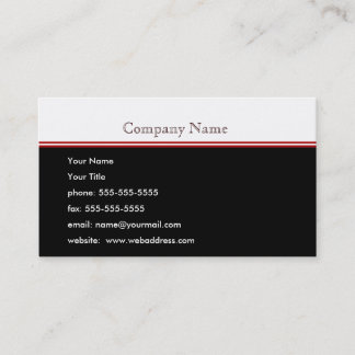 Personalized Business Card