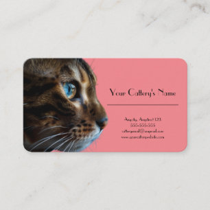 Personalized Business Card For Cattery