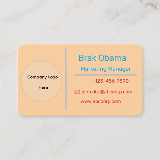 Personalized Business Cards – Custom Designs  (Front)