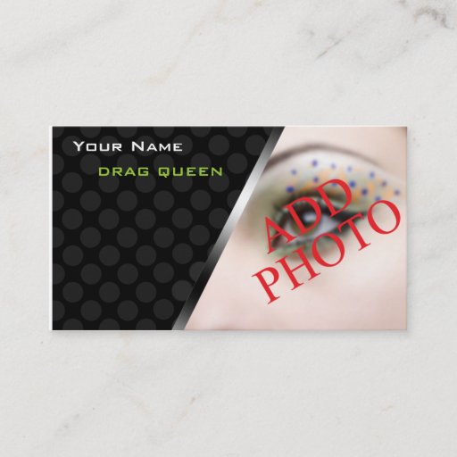 Customizable Personalized Business Cards Drag Queen Performers