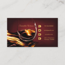 Personalized Business Cards Wine