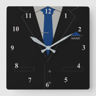 Personalized Business Clock with Custom Text Name