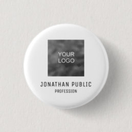 Personalized Business Company Logo Elegant Modern Button