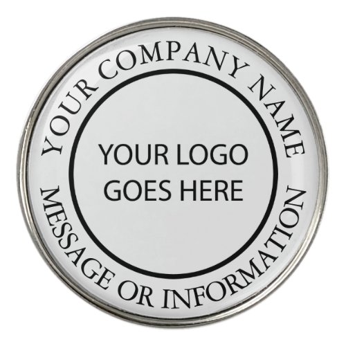Personalized Business Company Logo Golf Ball Marker