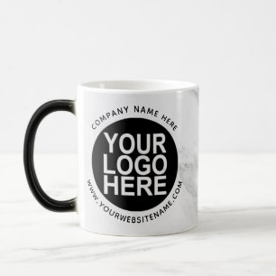 Personalized Business Company Logo Marble Color Morph Mug