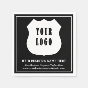 Personalized Business Company Logo Napkins