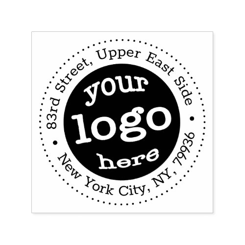 Personalized Business Company Logo Return Address Self_inking Stamp