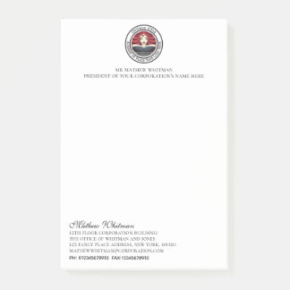 Personalized Business Company Post-it Notes
