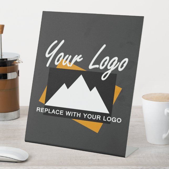 Personalized Business Design Company Professional Pedestal Sign (In SItu)