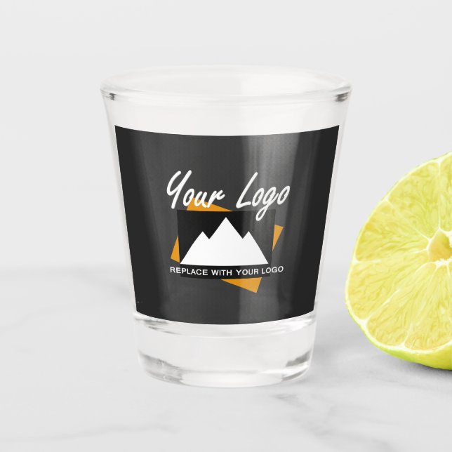 Personalized Business Design Company Professional Shot Glass (Front)