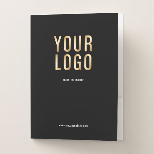 Personalized Business Folders _ Business Card Slot