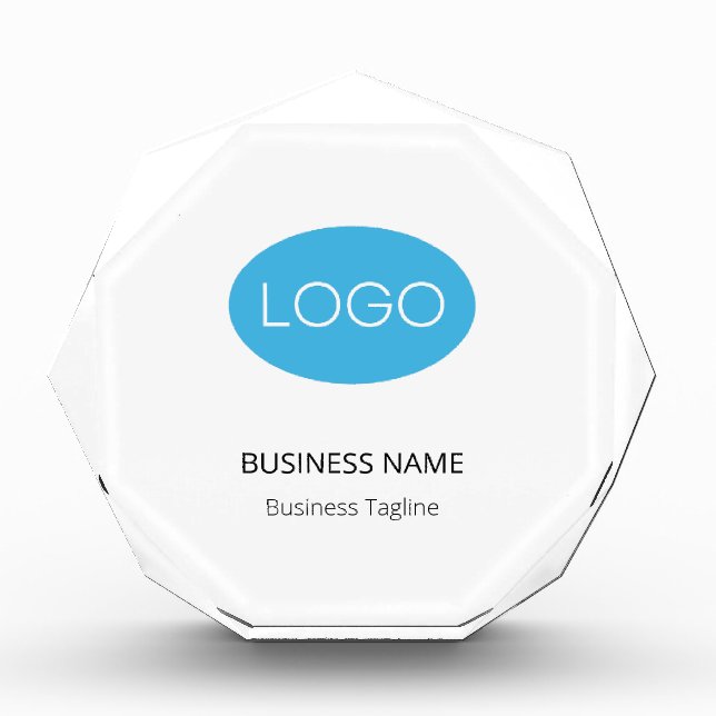 Personalized Business Logo Acrylic Award (Front)