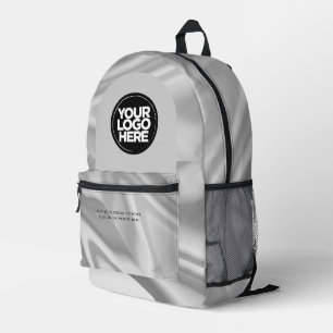 Personalized Business Logo and Text Holographic Printed Backpack