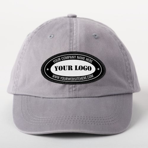 Personalized Business Logo and Text Oval Patch